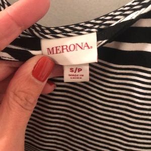 Merona Dresses - Black and white stripped maxi dress Merona Dresses - Black and white stripped maxi dress